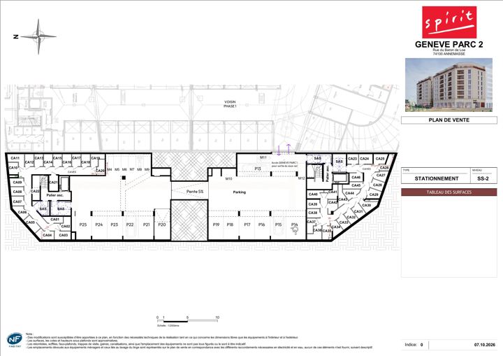 Basement 2, parking, Genève Parc 2